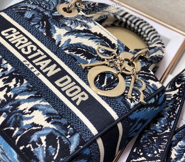 Dior女包 迪奧Lady Dior刺繡手袋 Dior手提肩背斜挎包  dfk1764